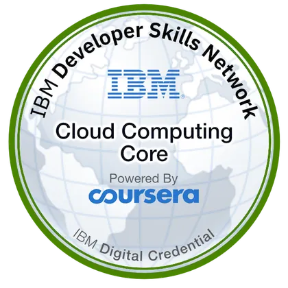IBM Introduction to Cloud Computing badge